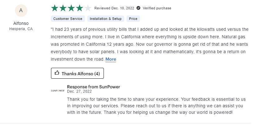 SunPower review